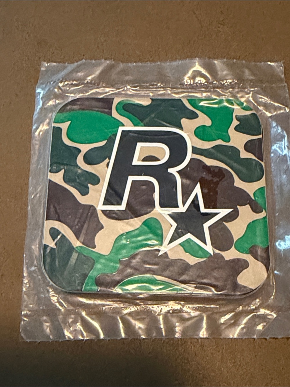 ROCKSTAR GAMES STICKERS. Variety pack. Unopened. Probably 10 stickers. 3.5”x3.5”